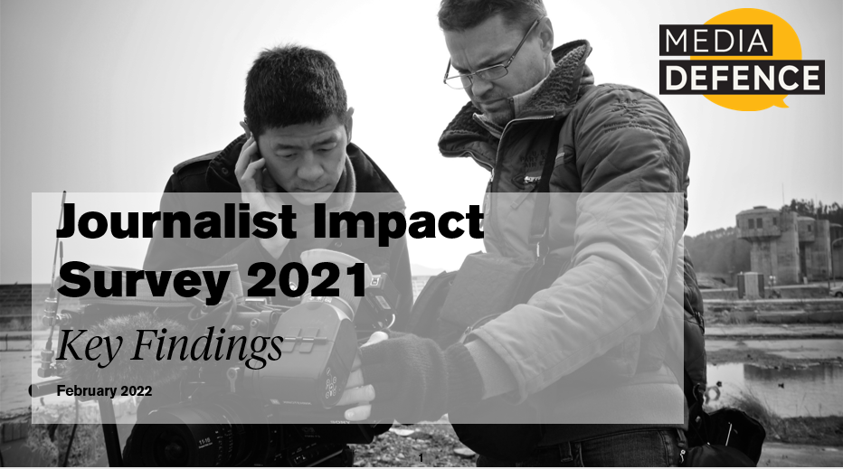 Journalist Impact Survey 2021