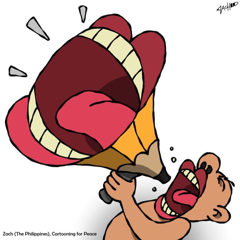 Zach (The Philippines), Cartooning for Peace