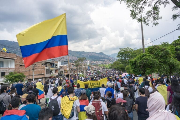 National protest Colombia