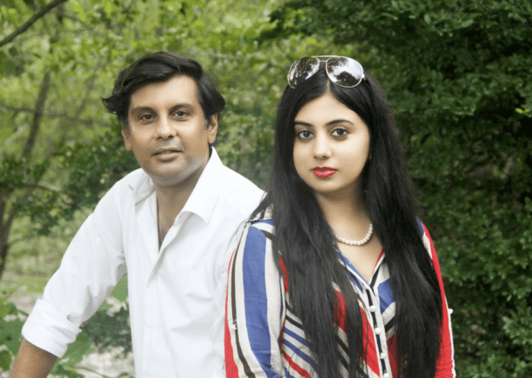 Arshad Sharif and Javeria Siddique